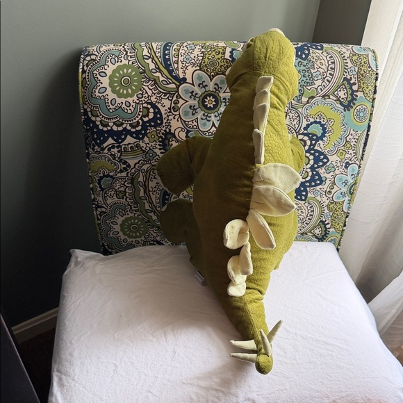 Olive Green Dinosaur Plush Toy - Picture 4 of 5